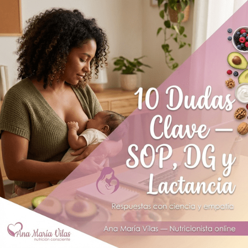Nutricionista especialista responde dudas sobre SOP, diabetes gestacional y lactancia – Ana María Vilas