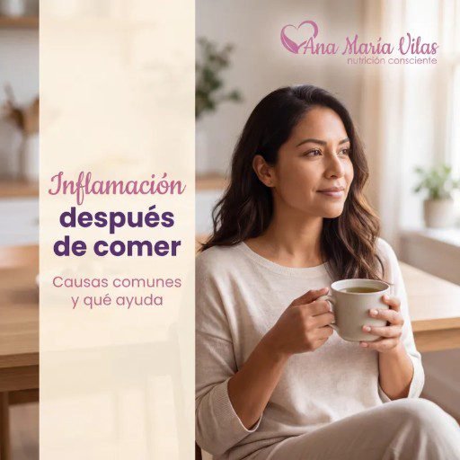 Inflamación abdominal después de comer: causas y qué ayuda