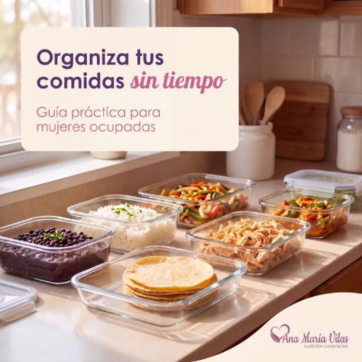 Organiza tus comidas sin tiempo: refractarios con comida casera lista para la semana